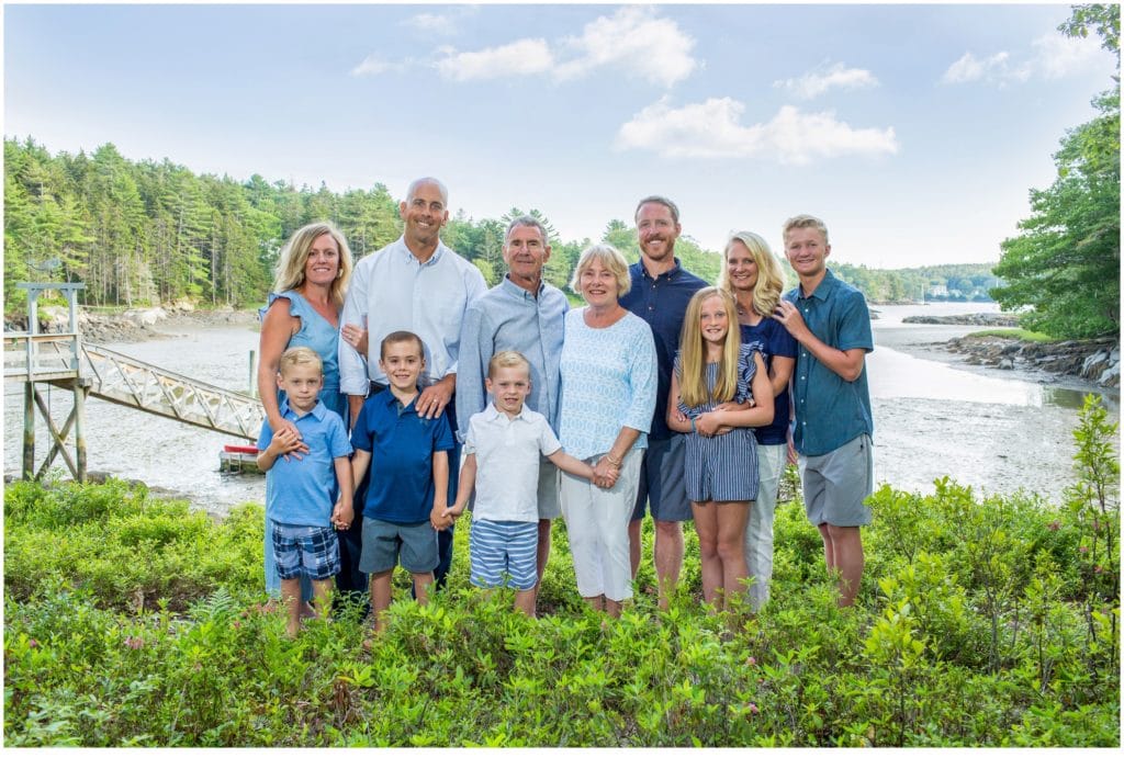 Boothbay Extended Family Portraits