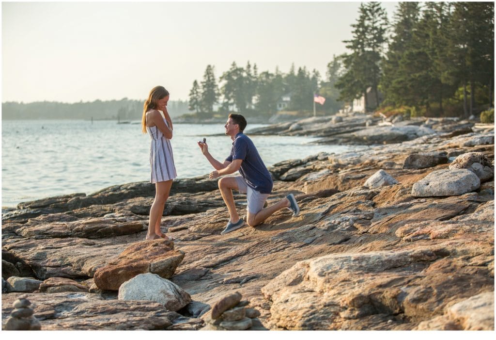 Marc and Katie, Spruce Point Inn Proposal