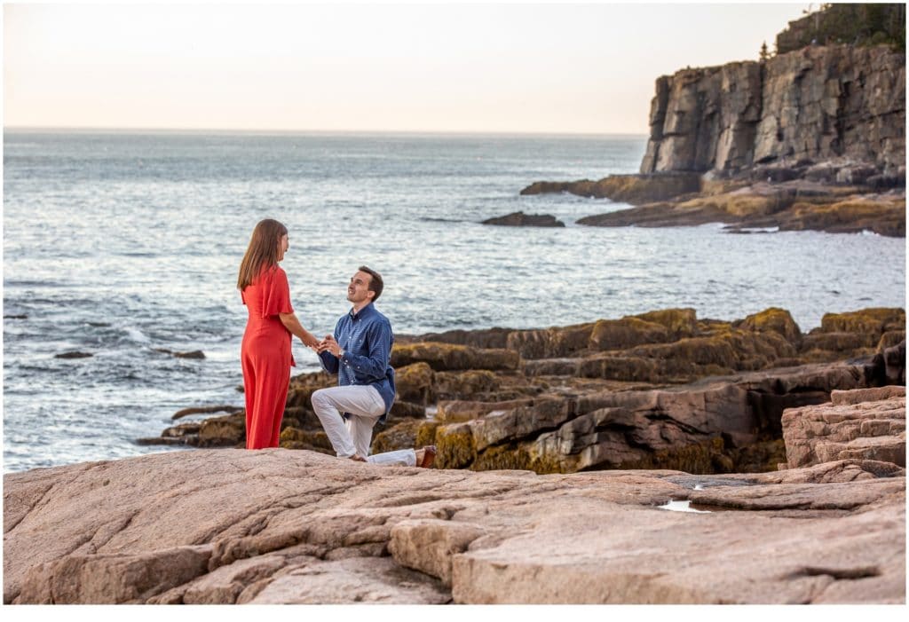 Sunset Proposal in Acadia